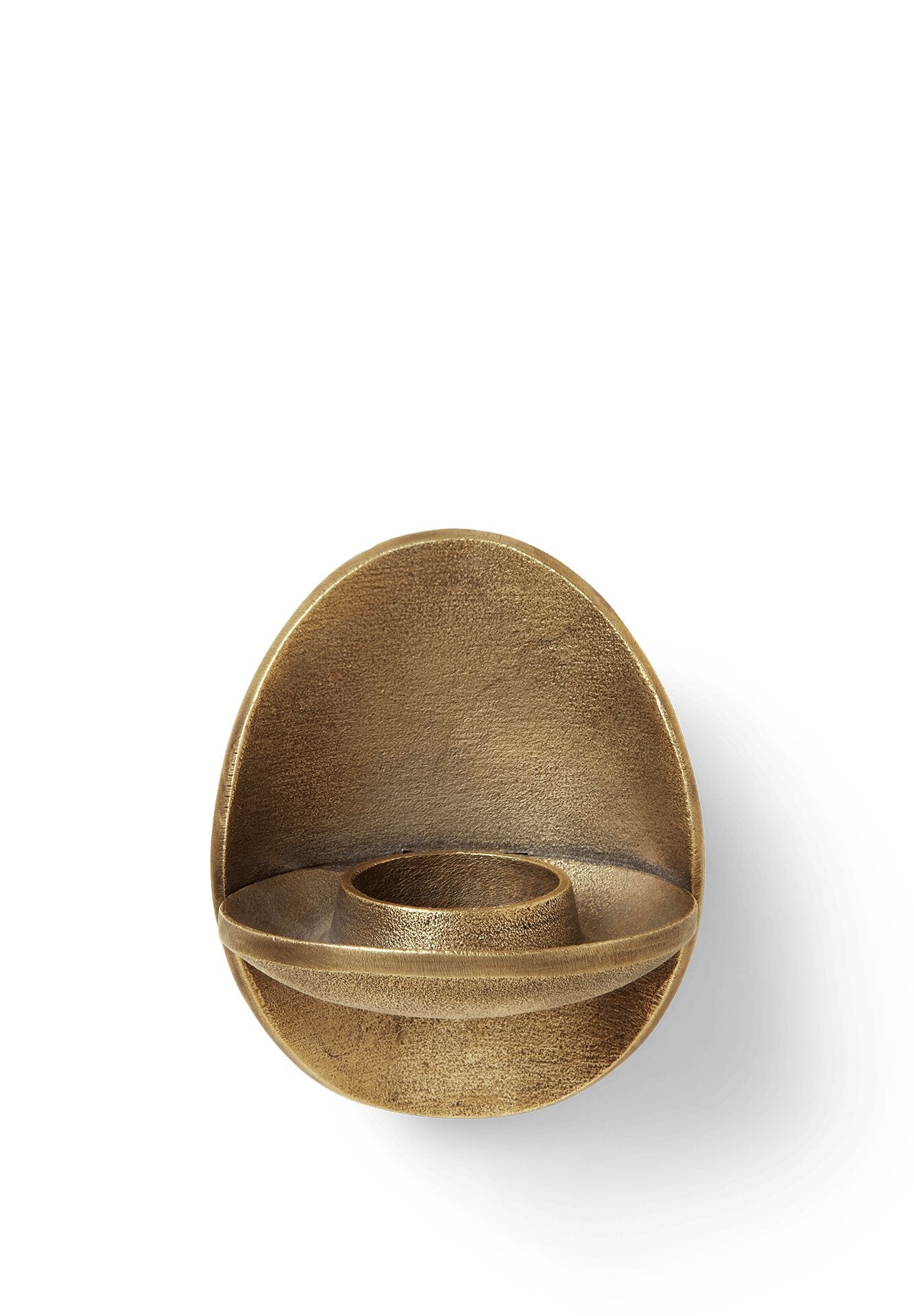Agapé fyrfads væglysestage - Brass finish